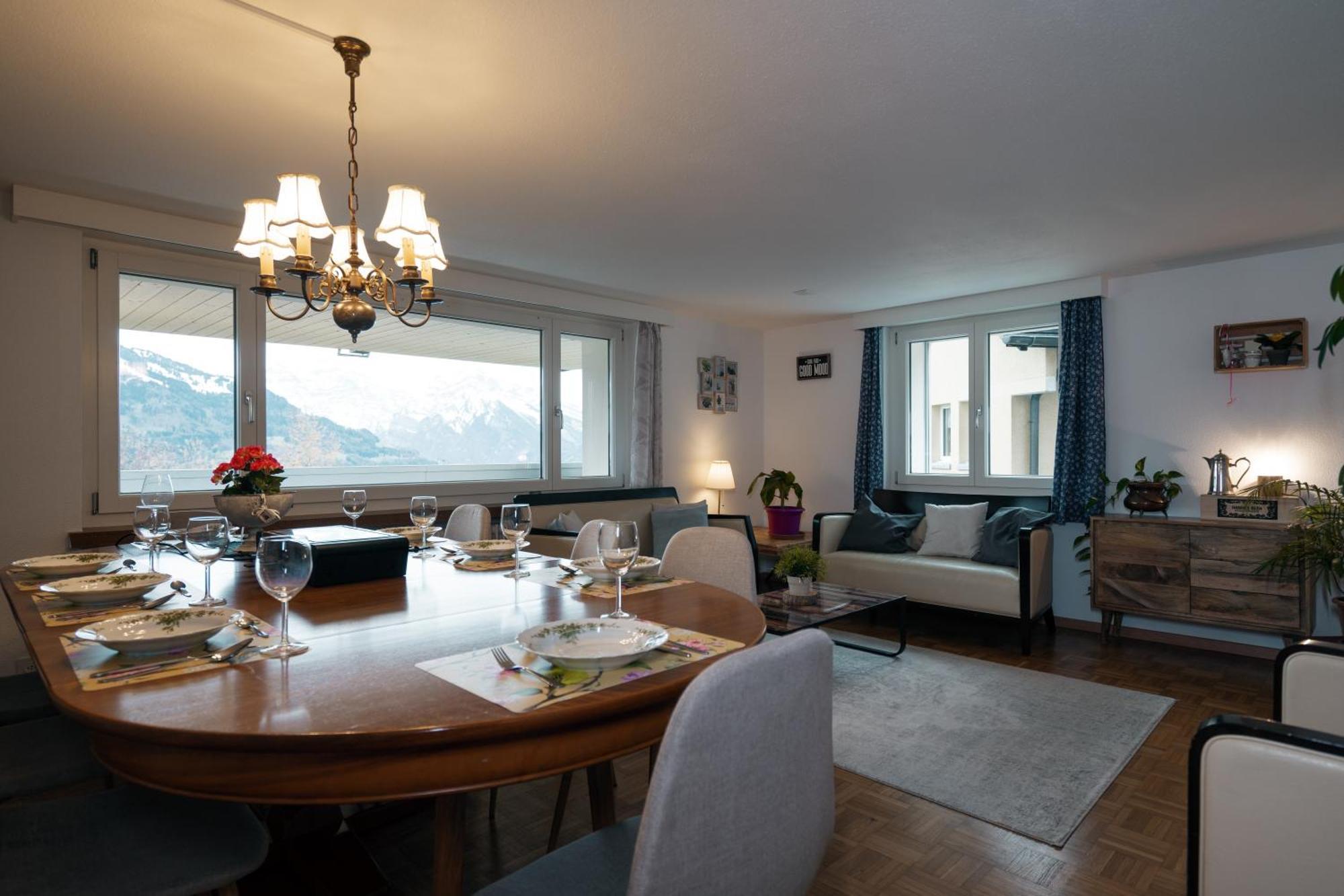 Large Apartment 8Beds Great For Family And Friends, Mountain View Amden Buitenkant foto
